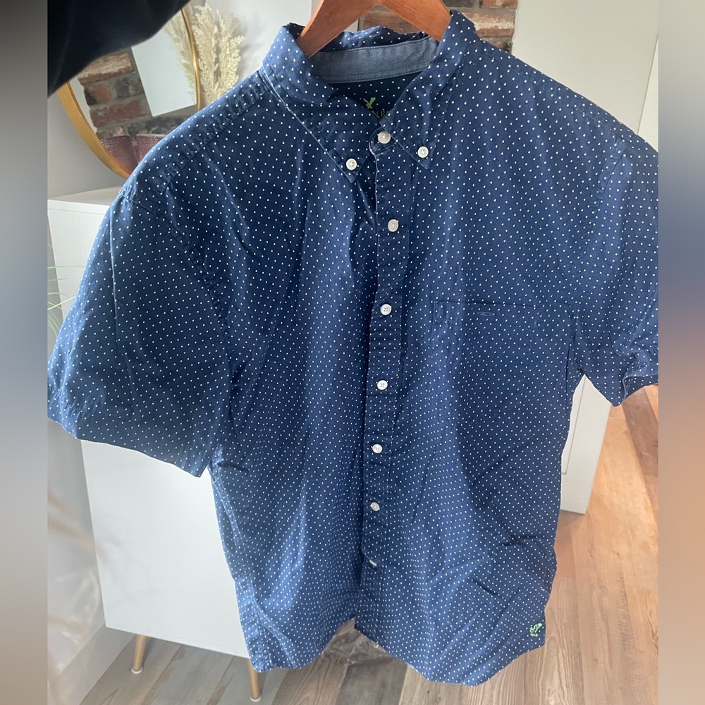 Navy Blue Men's Shirt